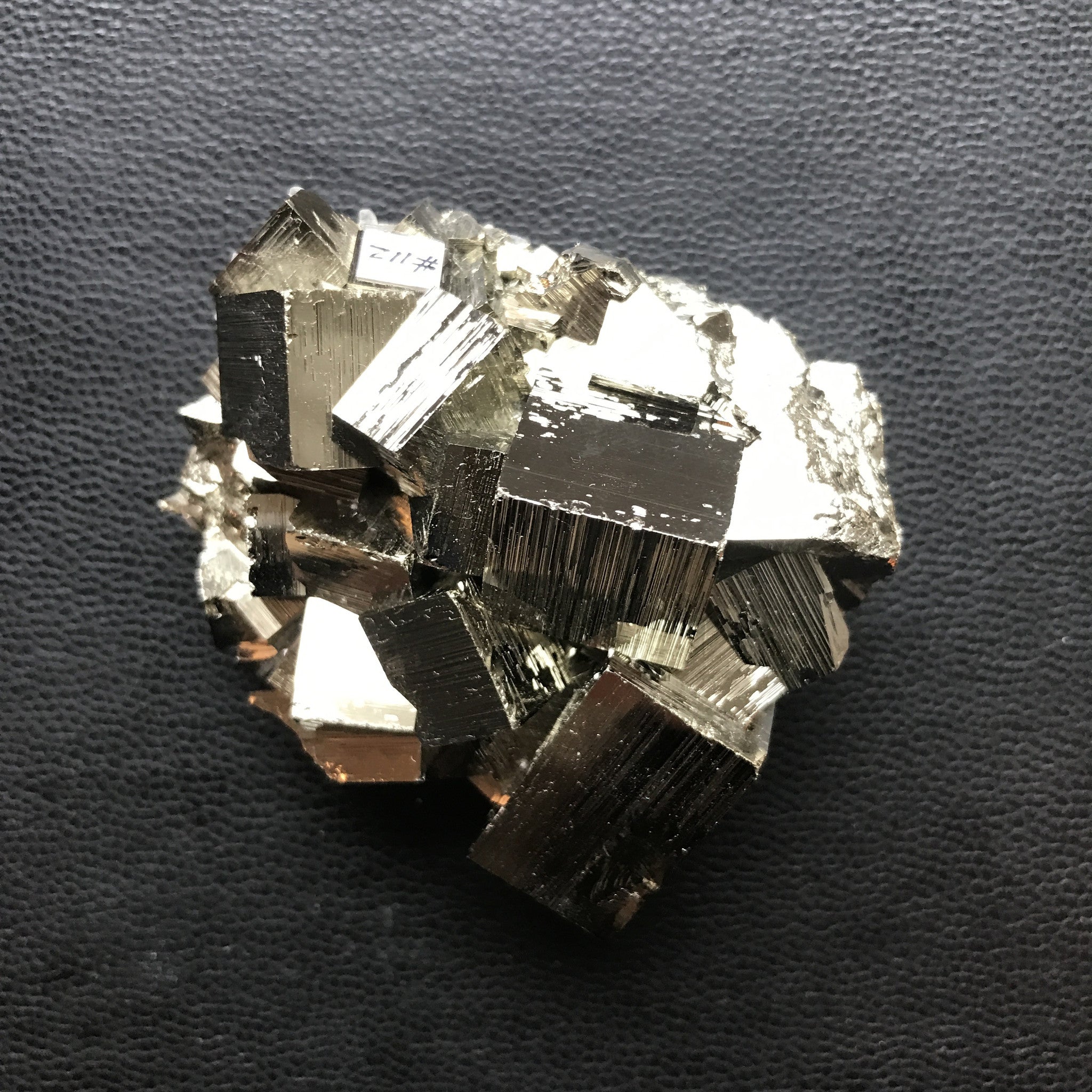peruvian pyrite and quartz cluster | #112