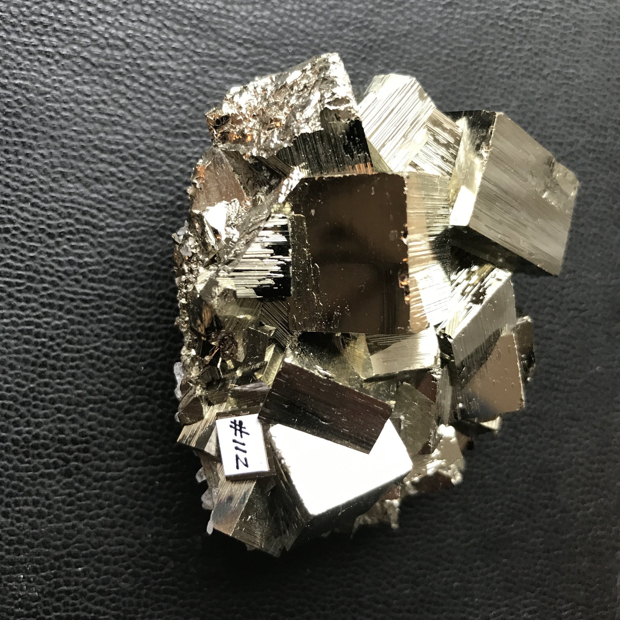 peruvian pyrite and quartz cluster | #112