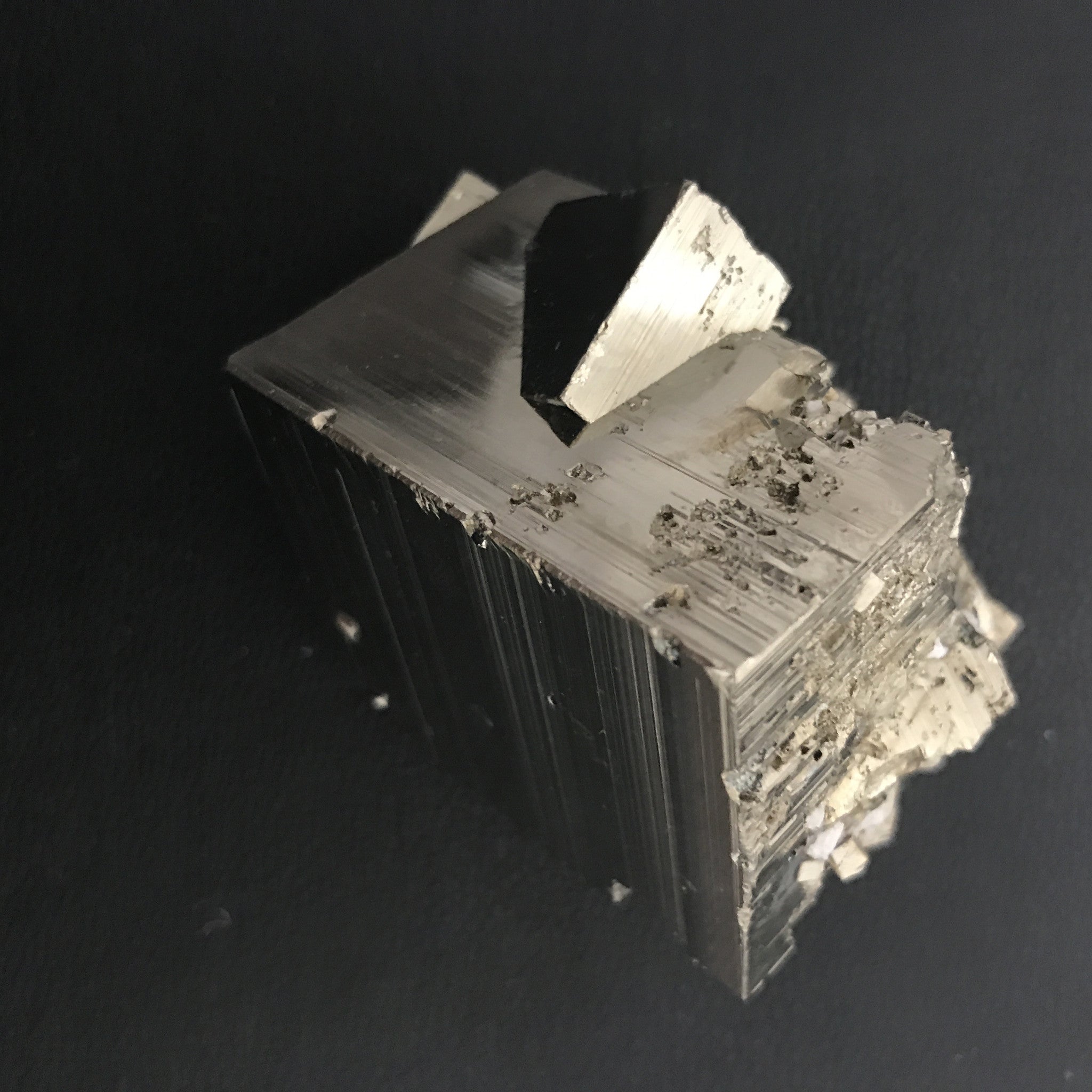 peruvian pyrite cluster with quartz | #118