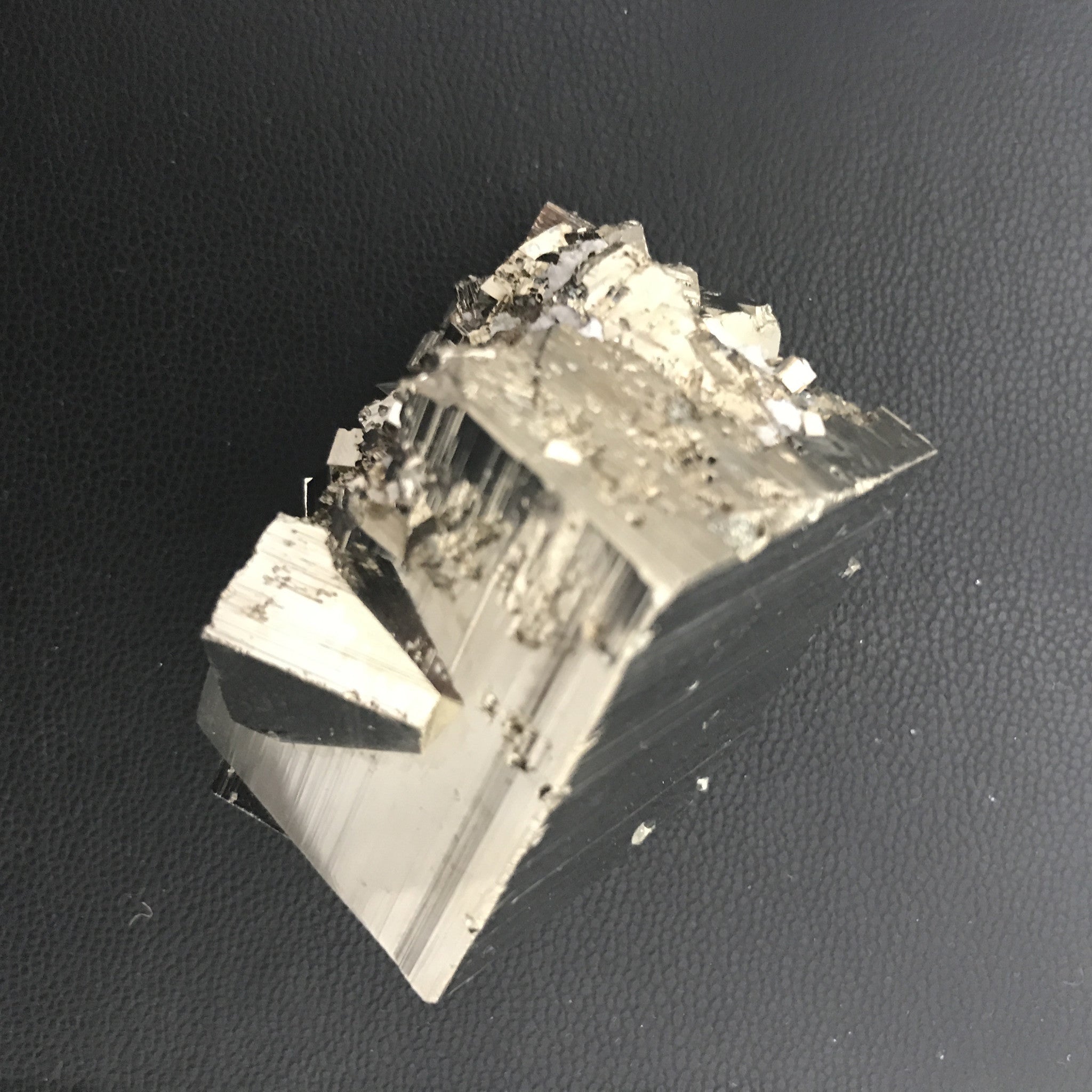 peruvian pyrite cluster with quartz | #118