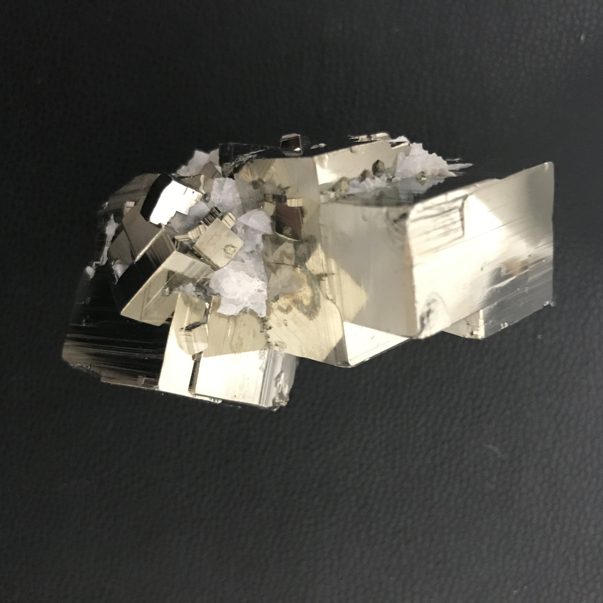 peruvian pyrite and quartz cluster | #120