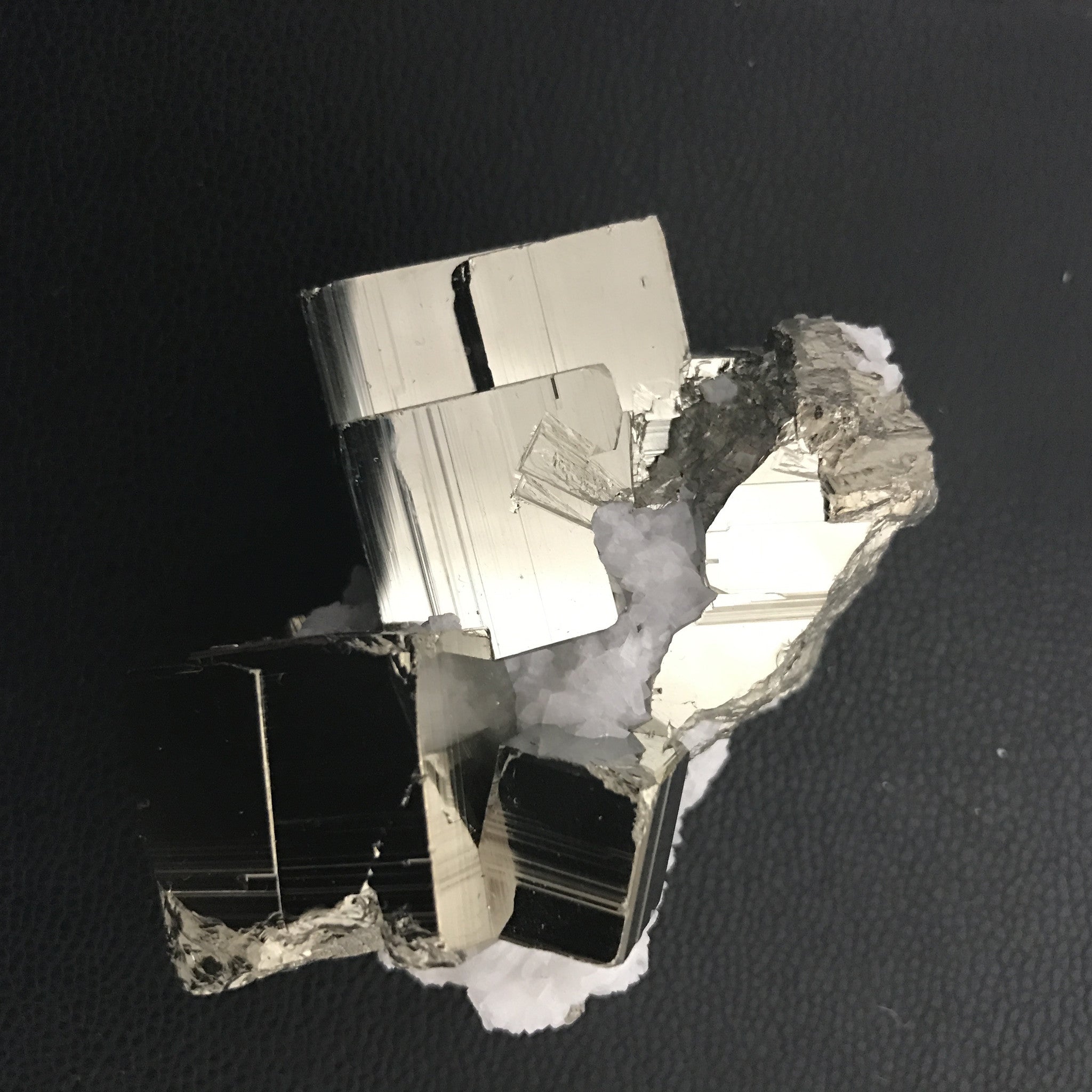 peruvian pyrite and quartz cluster | #120