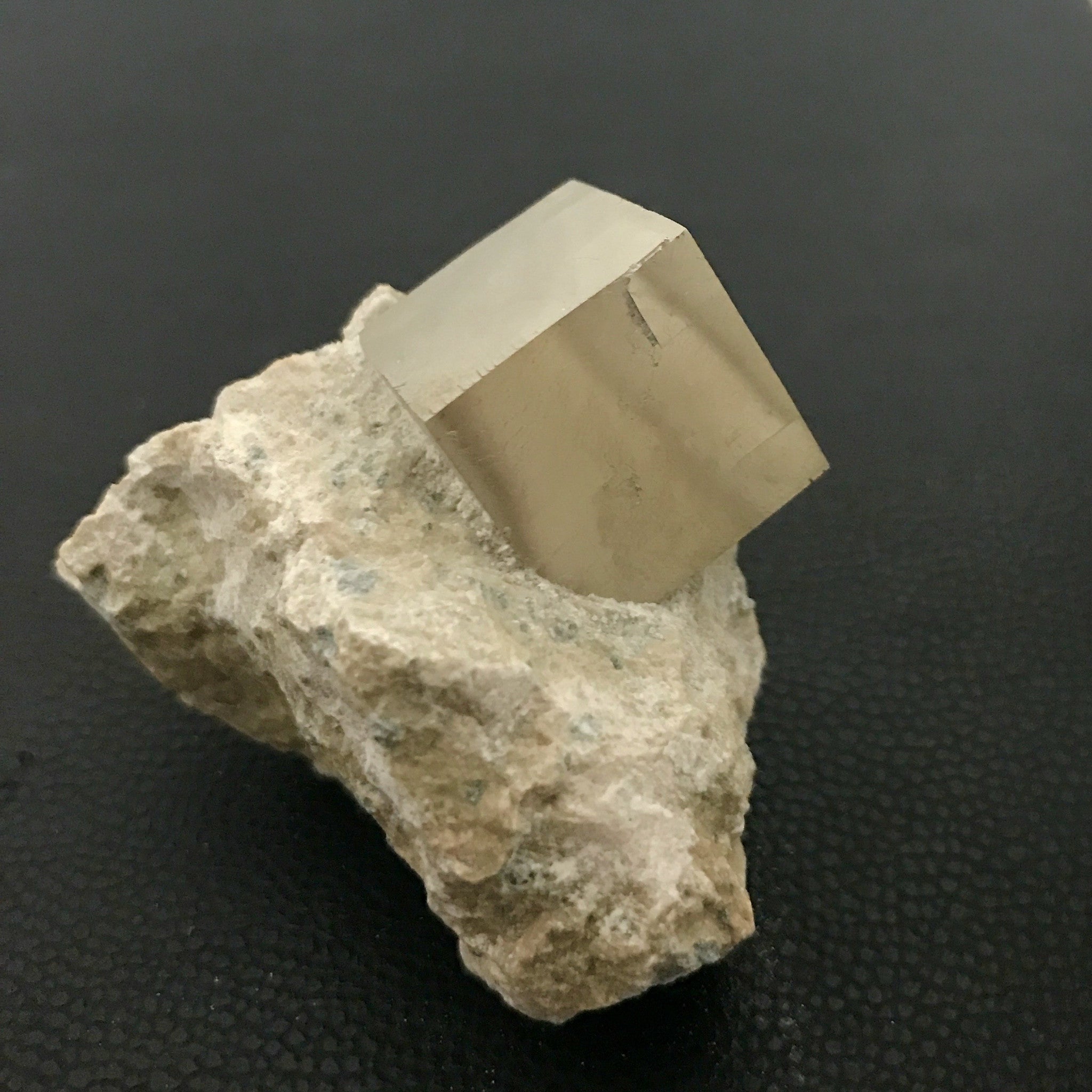 spanish pyrite cube in matrix | #127