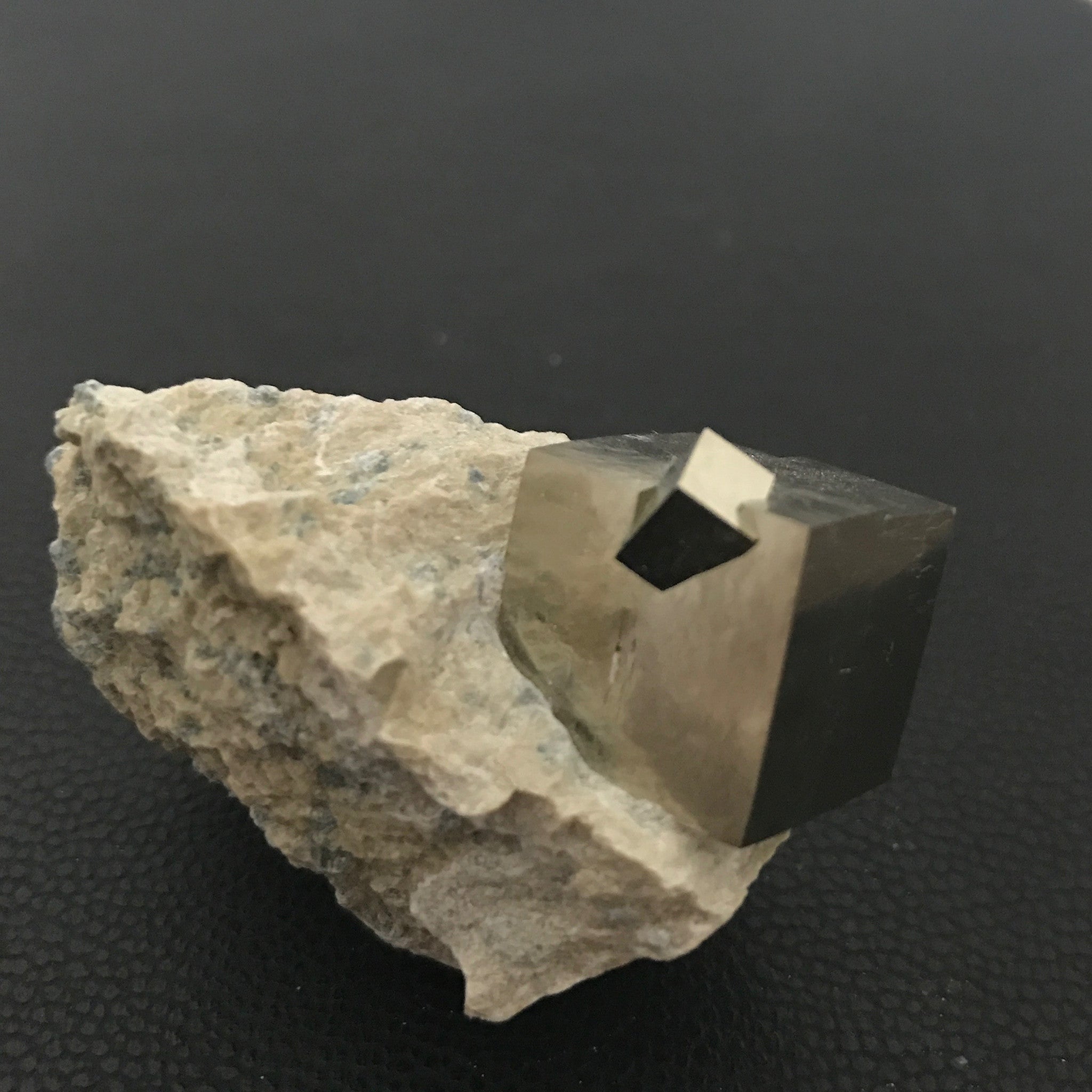 spanish pyrite cube in matrix | #128