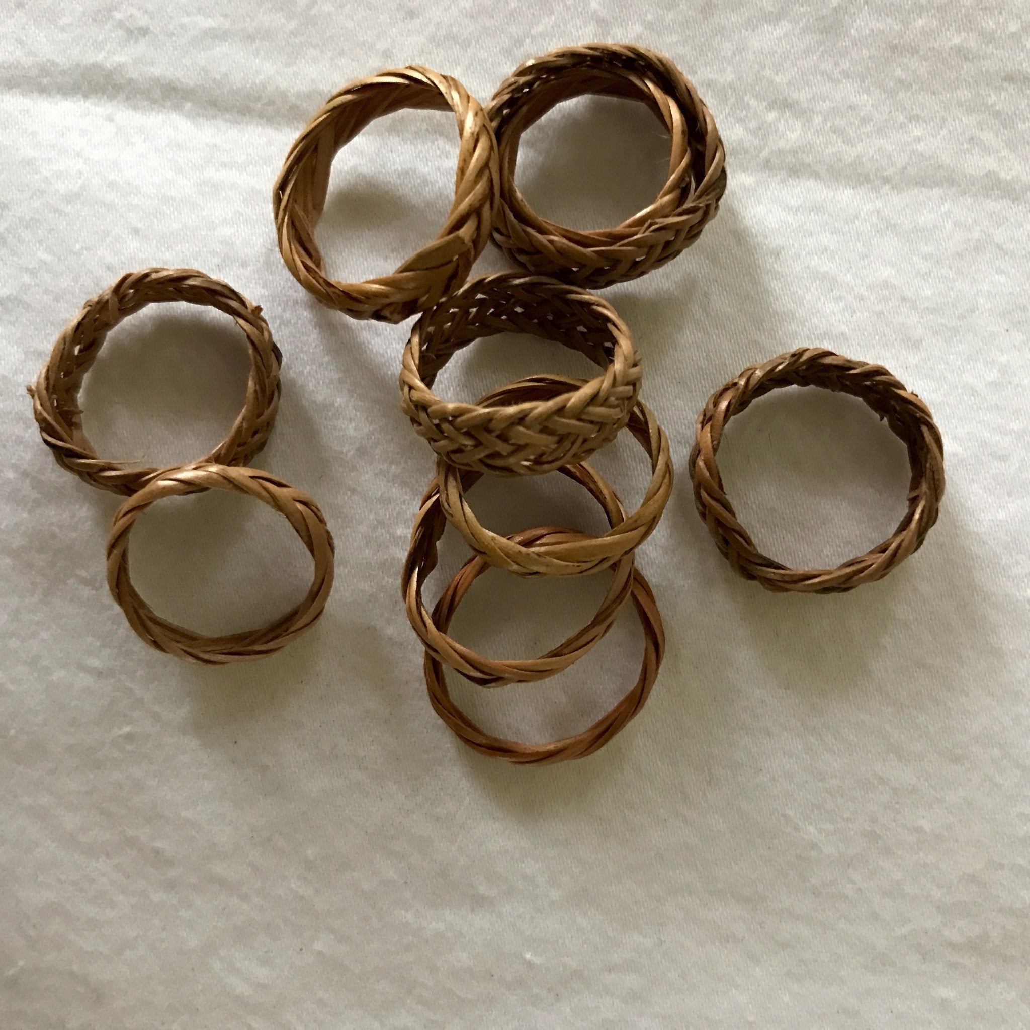 woven rings from bali
