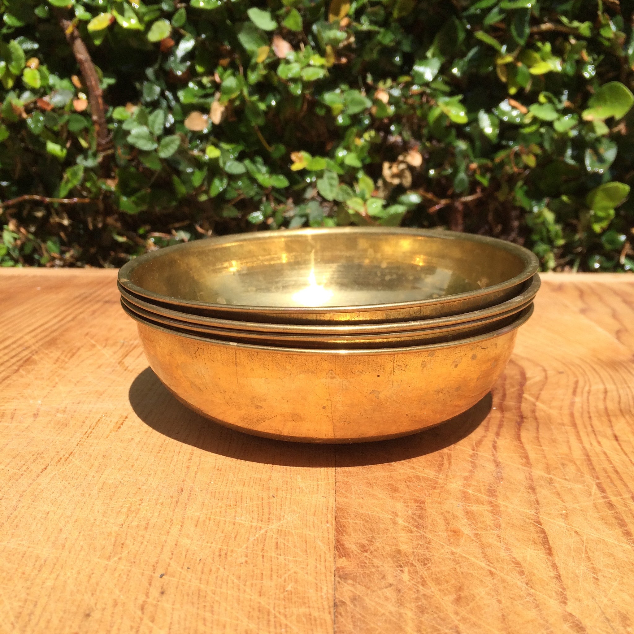 vintage bronze bowl